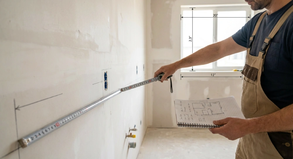 اندازه گیری کابینت