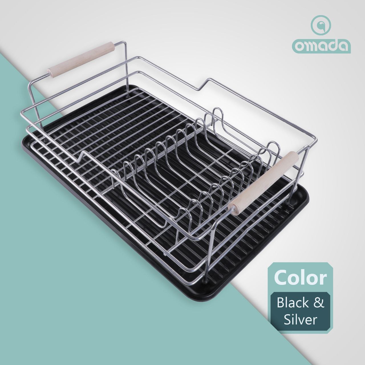 آبچکان روی سینک یک طبقه/ نقره ای