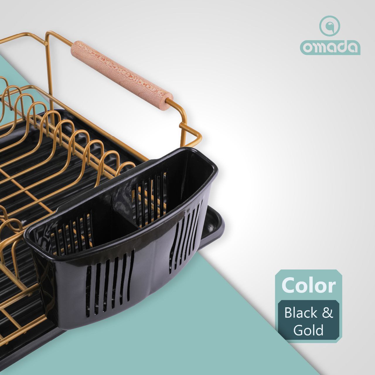 آبچکان روی سینک یک طبقه/طلایی