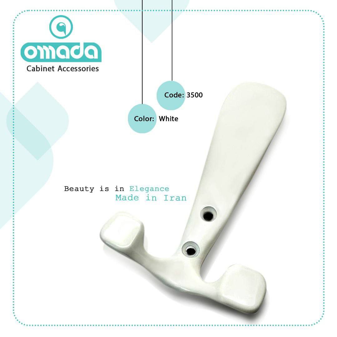 قلاب لباس کد ٣۵٠٠/ سفید